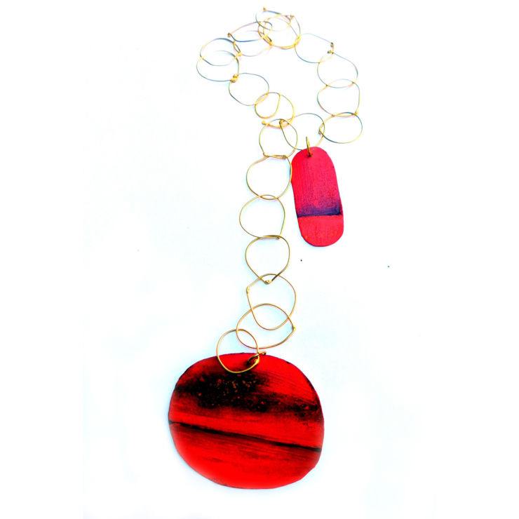 Dora-Haralambaki-necklace-n2011-red